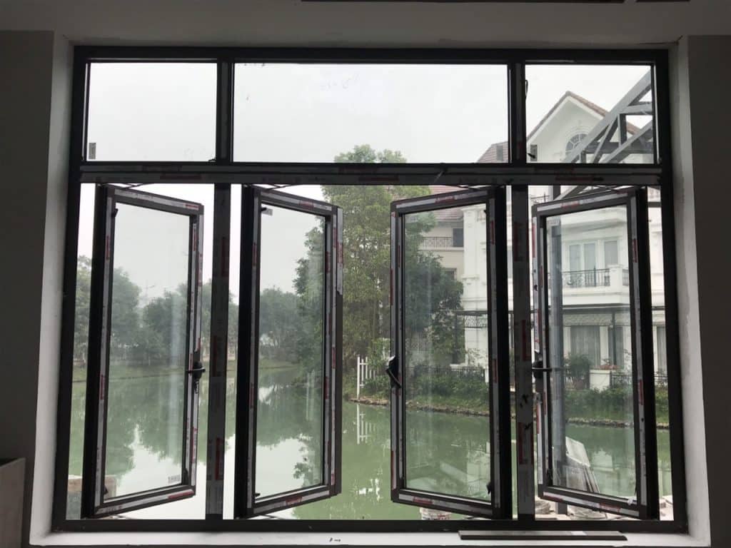 CỬA SỔ NHÔM MỞ QUAY 4 CÁNH - Image 4