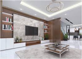 Tấm ốp nhựa giả đá cho phòng khách - Image 7