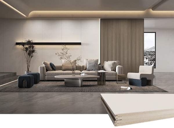 Tấm ốp nhựa giả đá cho phòng khách