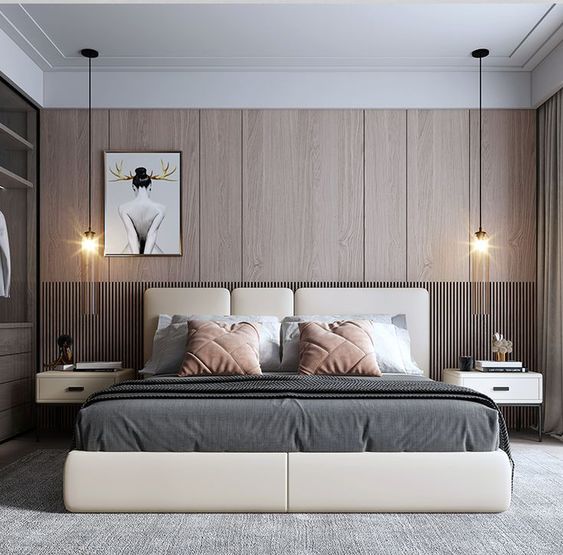 Tấm ốp nhựa giả đá cho phòng ngủ