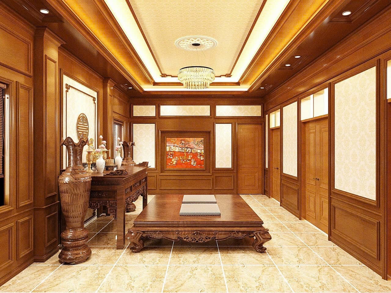 Tấm ốp nhựa nano cho phòng khách - Image 2